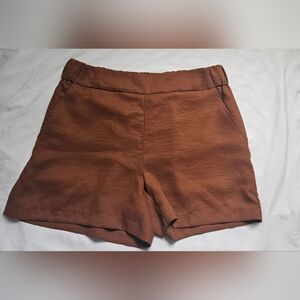 Nine West Brown Casual Shorts Women's Size S Soft Stretch Summer Lou